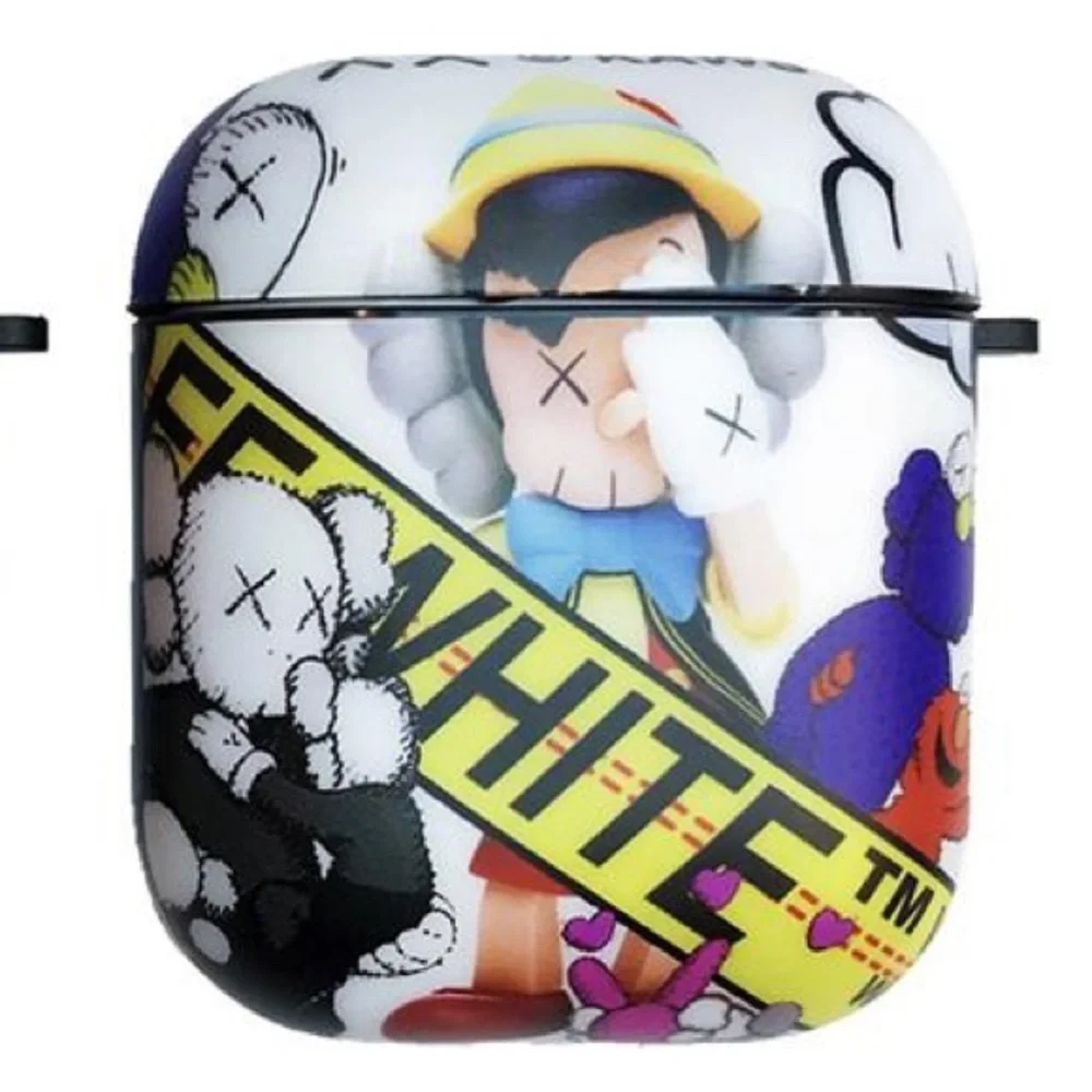 Off White New Trending Inspired Kaws Airpods Case